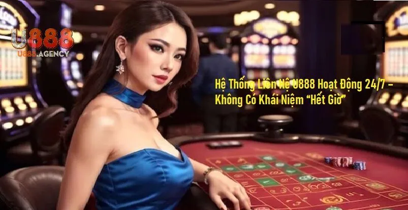 Hệ Thống Liên Hệ U888 Hoạt Động 24/7 – Không Có Khái Niệm “Hết Giờ”